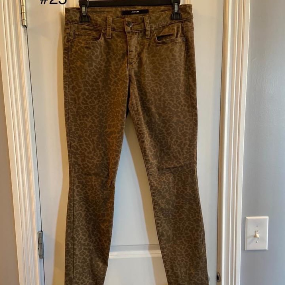 Joe’s Jeans Teak Leopard Print Skinny Jeans